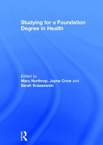 Studying for a Foundation Degree in Health cover