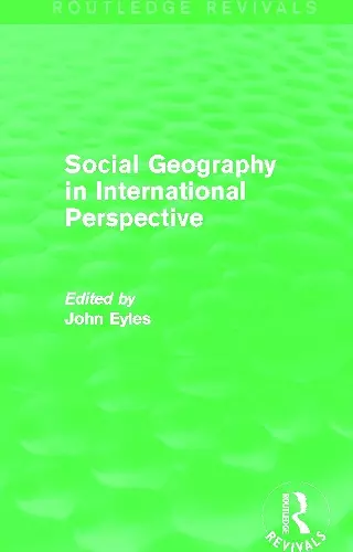 Social Geography (Routledge Revivals) cover