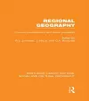 Regional Geography (RLE Social & Cultural Geography) cover