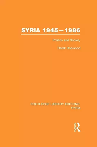 Syria 1945-1986 (RLE Syria) cover