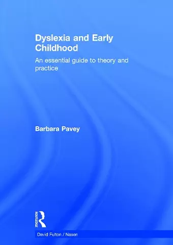 Dyslexia and Early Childhood cover