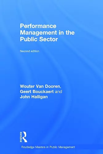 Performance Management in the Public Sector cover