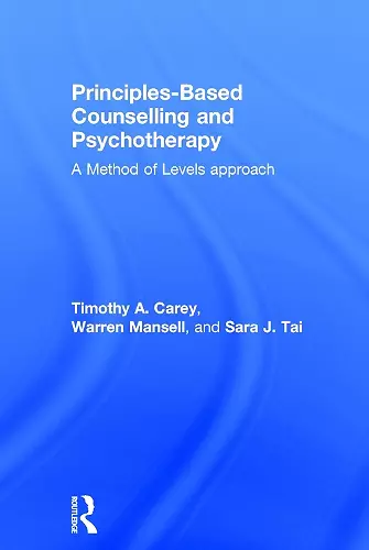 Principles-Based Counselling and Psychotherapy cover