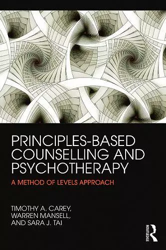 Principles-Based Counselling and Psychotherapy cover