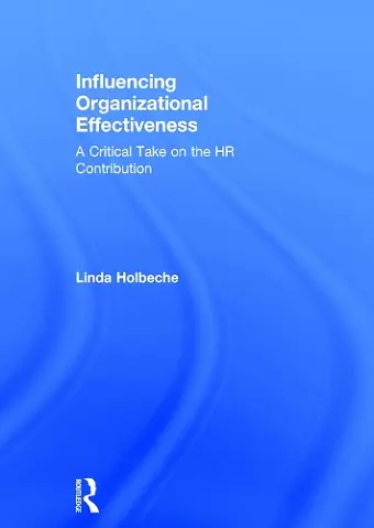 Influencing Organizational Effectiveness cover