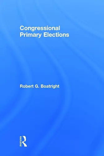 Congressional Primary Elections cover