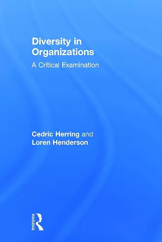 Diversity in Organizations cover