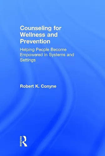 Counseling for Wellness and Prevention cover