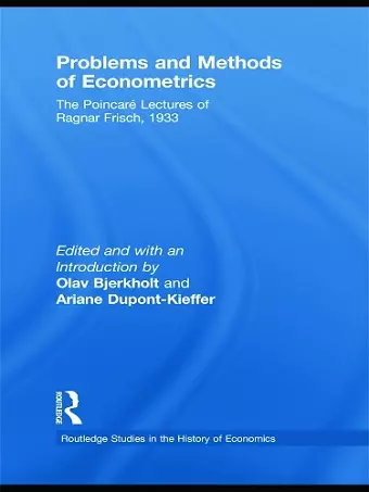 Problems and Methods of Econometrics cover