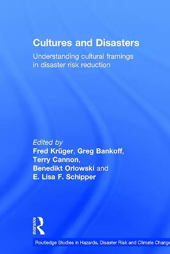 Cultures and Disasters cover