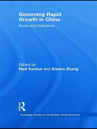 Governing Rapid Growth in China cover