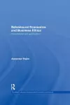 Behavioural Economics and Business Ethics cover