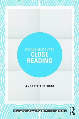 Engagements with Close Reading cover