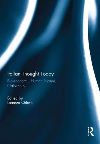 Italian Thought Today cover