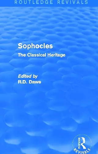 Sophocles (Routledge Revivals) cover