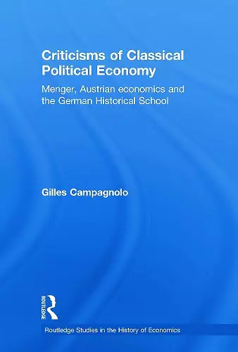 Criticisms of Classical Political Economy cover