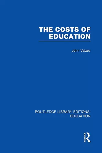 The Costs of Education cover