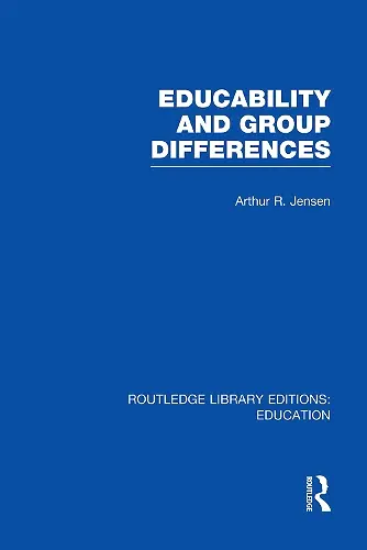 Educability and Group Differences cover