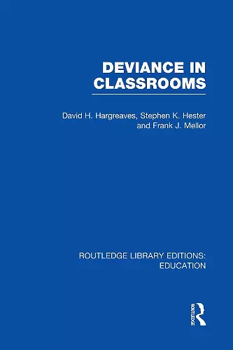 Deviance in Classrooms (RLE Edu M) cover