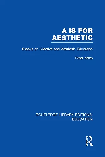 Aa is for Aesthetic (RLE Edu K) cover