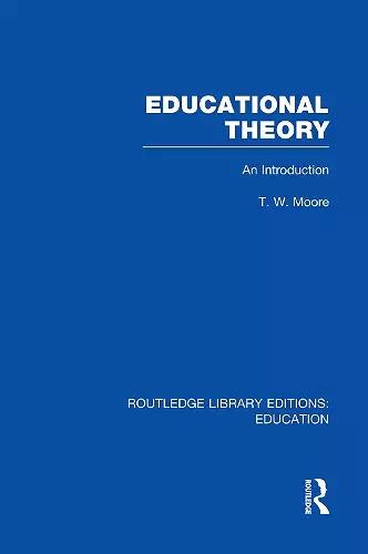 Educational Theory (RLE Edu K) cover