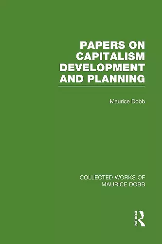 Papers on Capitalism, Development and Planning cover