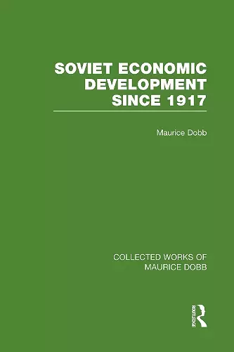 Soviet Economic Development Since 1917 cover