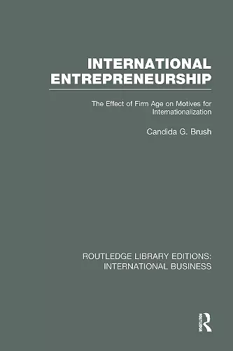 International Entrepreneurship (RLE International Business) cover