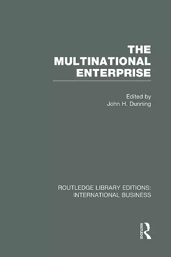 The Multinational Enterprise (RLE International Business) cover