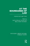 At the Boundaries of Law (RLE Feminist Theory) cover