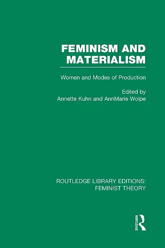 Feminism and Materialism (RLE Feminist Theory) cover