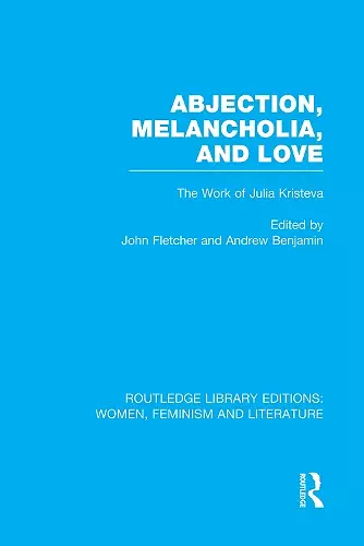 Abjection, Melancholia and Love cover