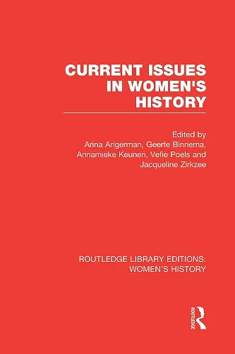 Current Issues in Women's History cover