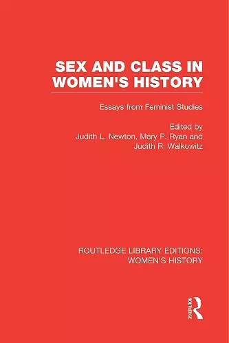 Sex and Class in Women's History cover