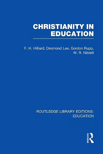 Christianity in Education cover