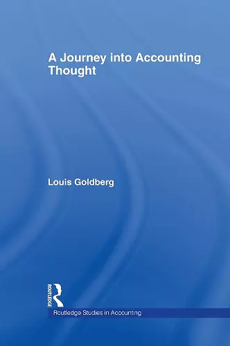 A Journey into Accounting Thought cover