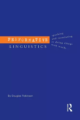 Performative Linguistics cover