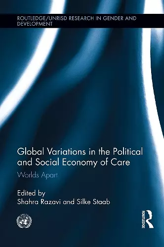 Global Variations in the Political and Social Economy of Care cover