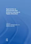 Approaches to Assessment that Enhance Learning in Higher Education cover