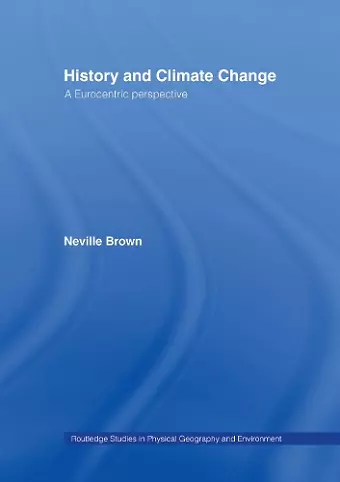 History and Climate Change cover