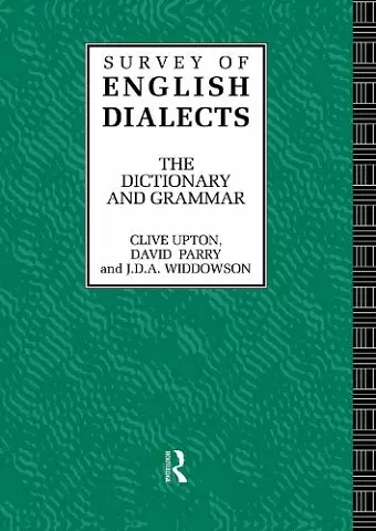 Survey of English Dialects cover