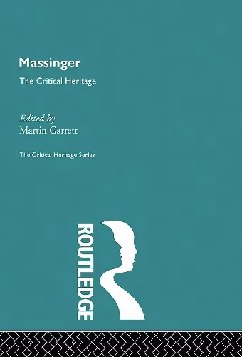 Massinger cover