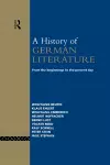 A History of German Literature cover