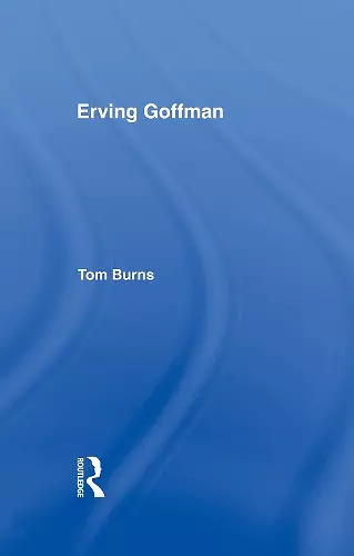 Erving Goffman cover