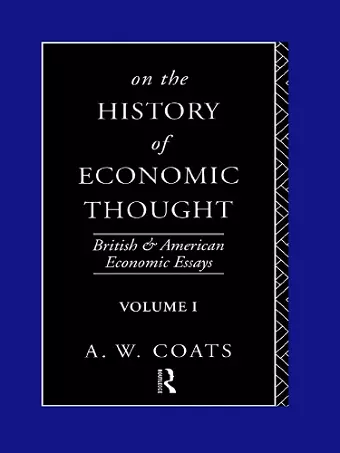 On the History of Economic Thought cover