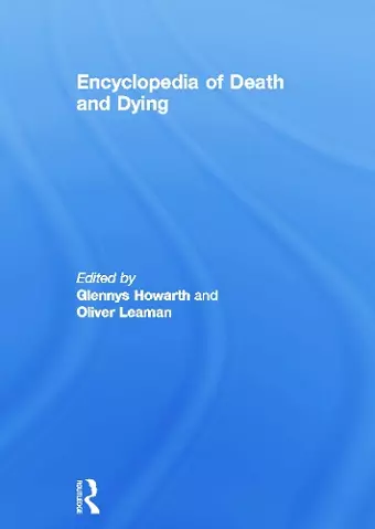 Encyclopedia of Death and Dying cover