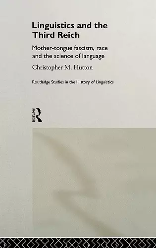 Linguistics and the Third Reich cover