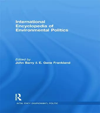 International Encyclopedia of Environmental Politics cover