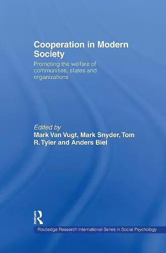 Cooperation in Modern Society cover