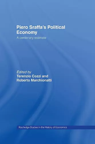 Piero Sraffa's Political Economy cover